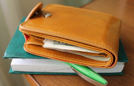 Качественный кожаный кошелек